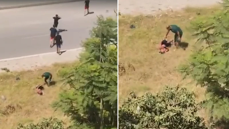 Serinlemek İçin Kanala Giren Çocuğu Babası Kemerle Dövdü
