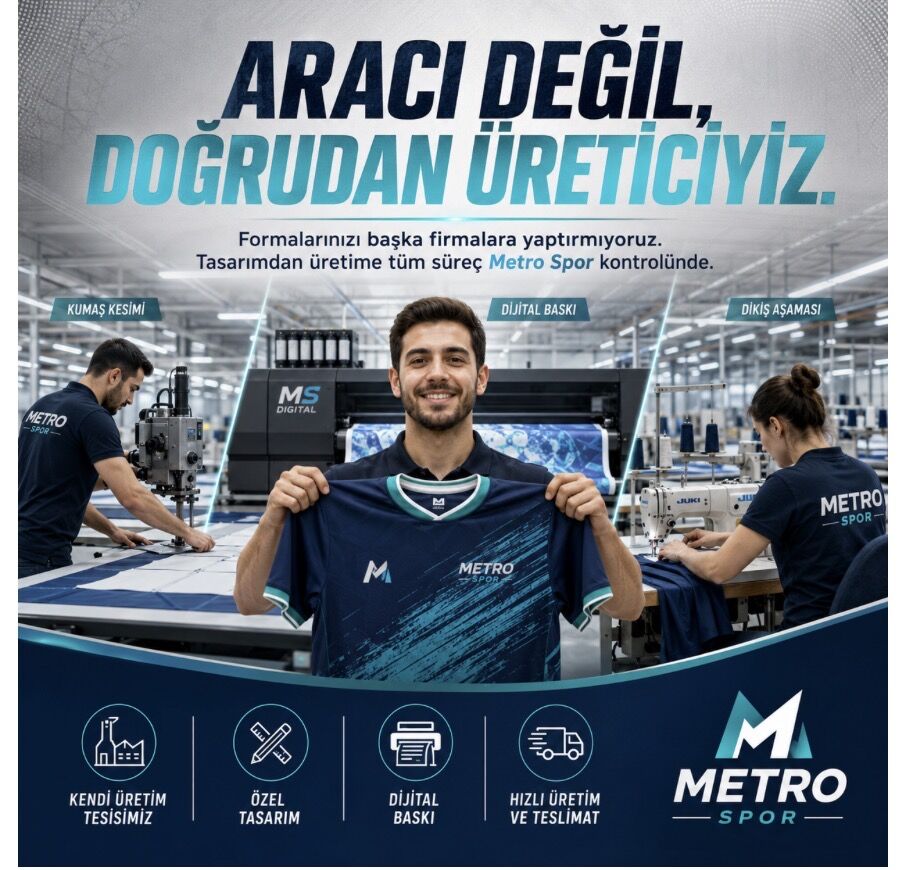Forma Üretiminde Aracı Değil Üretici Olan Metro Spor’la Tanışın