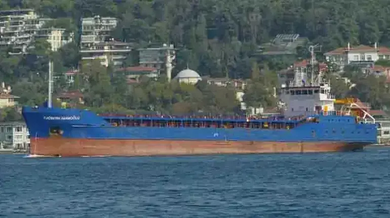 Marmara Denizi'nde Korkutan Gemi Kazası