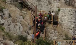 Adana’da Yılan Kalesi’nde Korku Dolu Anlar