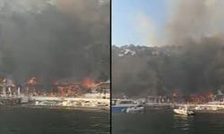 Büyükada Viranbağ Plajı’nda Korkutan Yangın