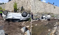 Otomobil Dereye Uçtu: Feci Kazada İki Kadın Hayatını Kaybetti