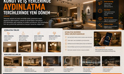 Konut ve İş Yerlerinde Aydınlatma Tercihlerinde Yeni Dönem