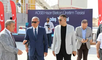 Adana AOSB İkinci Beton Santraliyle Büyüyor: Sanayi Güçleniyor