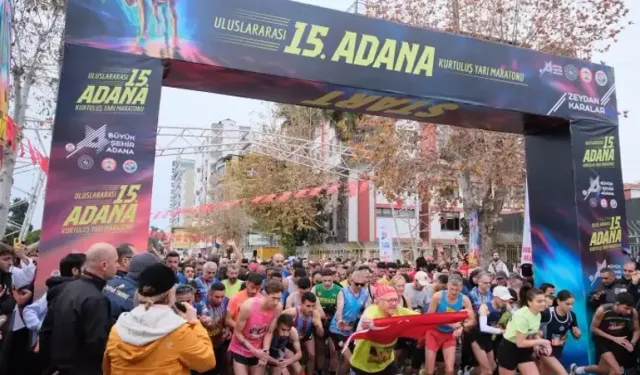 15. Uluslararası Adana Kurtuluş Yarı Maratonu Rekor Katılımla Gerçekleşti