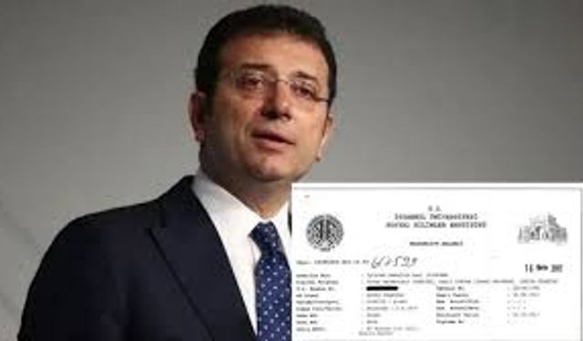 Ekrem İmamoğlu'nun Diploması Usulsüzlük Nedeniyle İptal Edildi