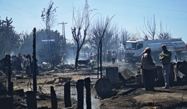 Adana’da Tarım İşçilerinin Çadırları Yandı