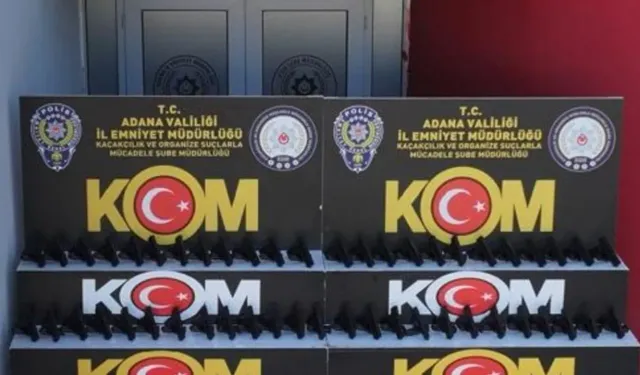 Adana’da Tırda 97 Ruhsatsız Tabanca Ele Geçirildi