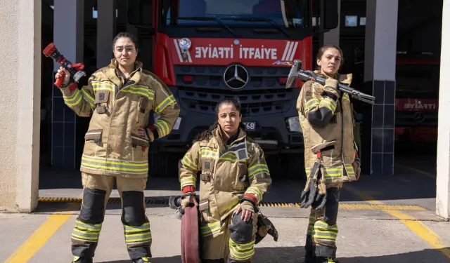 Adana’nın Kadın İtfaiyecileri Görev Başında