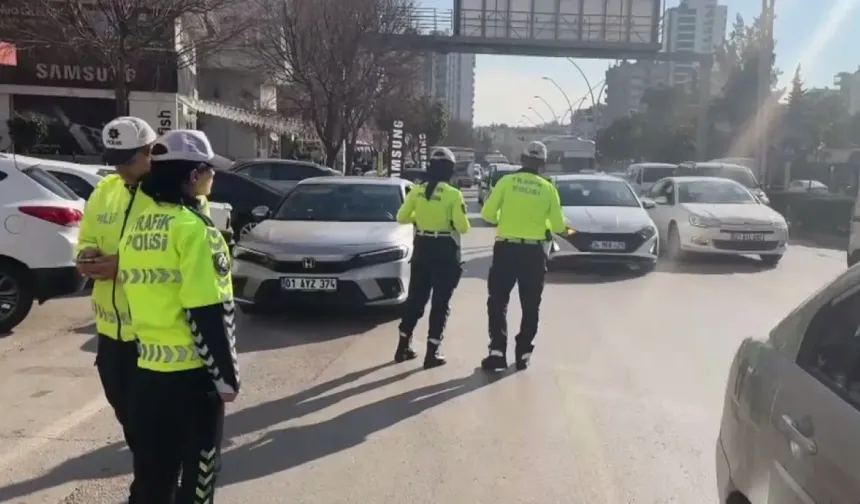 Adana’da Dron Destekli Trafik Denetimi: 32 Sürücüye Ceza