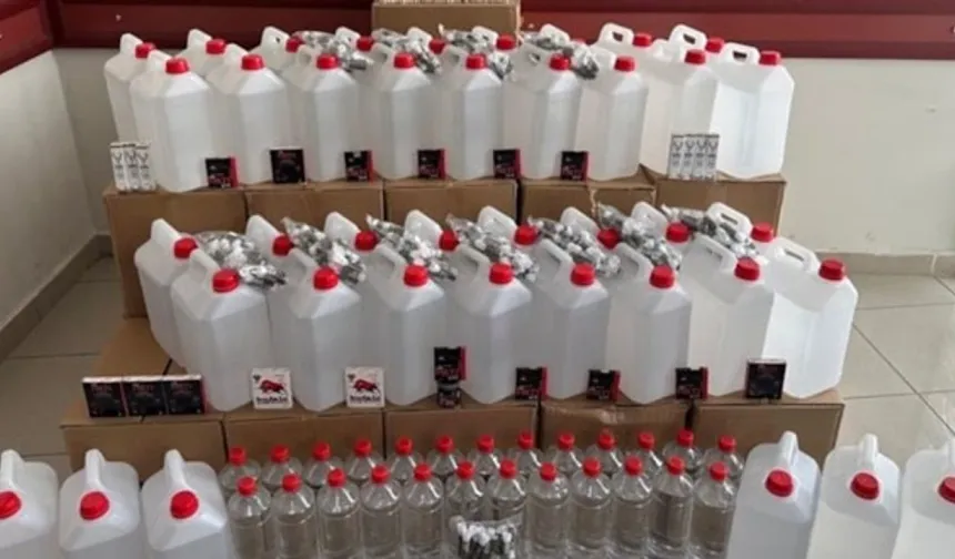 Adana’da 2 Bin Litre Kaçak Etil Alkol Ele Geçirildi: Jandarma Kaçakçılığa Geçit Vermiyor