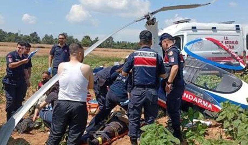 Adana'da Cayrokopter Zorunlu İniş Yaptı: Yaralılar Var