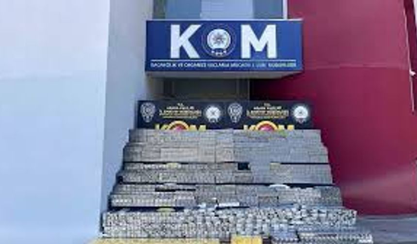 Adana’da Dev Kaçak Sigara Operasyonu