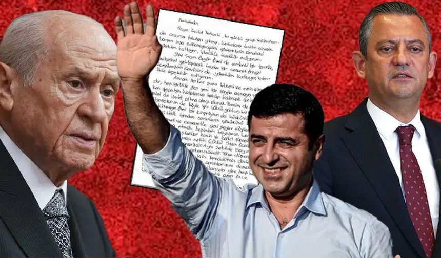 Selahattin Demirtaş’tan Bahçeli ve Özgür Özel’e “tabuları yıkan” Teşekkür Mesajı