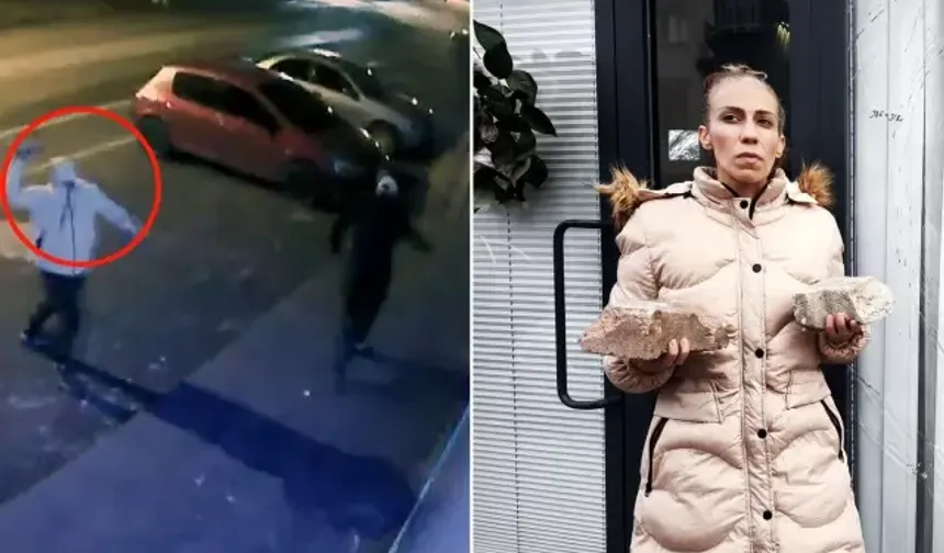 Kapüşonlu Saldırganlar Düğün Ofisini Taşladı