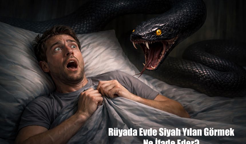 Rüyada Evde Siyah Yılan Görmek Ne İfade Eder?