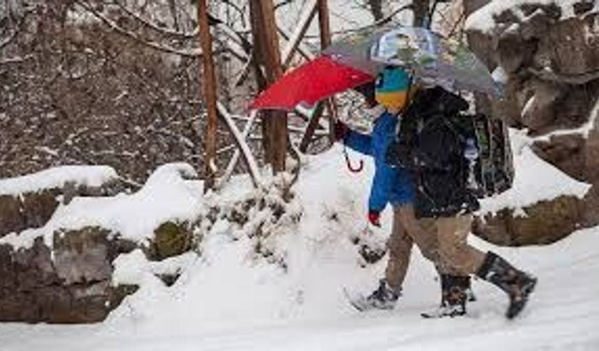 Bazı İllerde Eğitime Kar Engeli