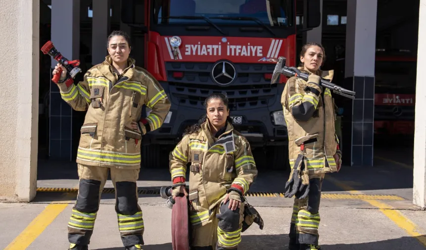 Adana’nın Kadın İtfaiyecileri Görev Başında