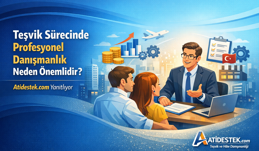 Teşvik Sürecinde Profesyonel Danışmanlık Neden Önemlidir? Atidestek.com Yanıtlıyor