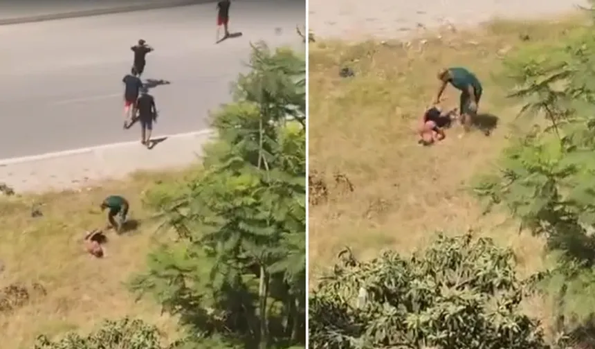 Serinlemek İçin Kanala Giren Çocuğu Babası Kemerle Dövdü