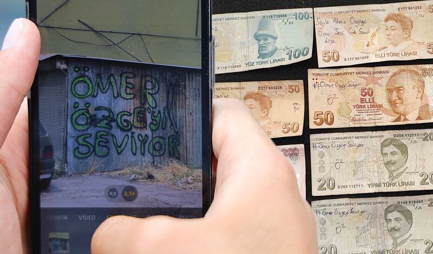 Adana'da Gizemli Aşk Mesajları Bu Kez Duvarlarda Ortaya Çıktı