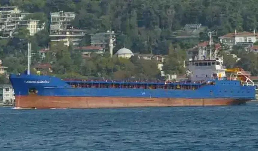 Marmara Denizi'nde Korkutan Gemi Kazası
