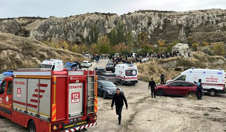 Kapadokya'da Korkunç Facia: Peribacası Çöktü, 3 Kişi Hayatını Kaybetti, 5 Kişi Yaralandı